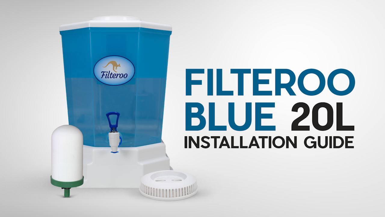 Filteroo Blue 20L Benchtop Gravity Water Filter