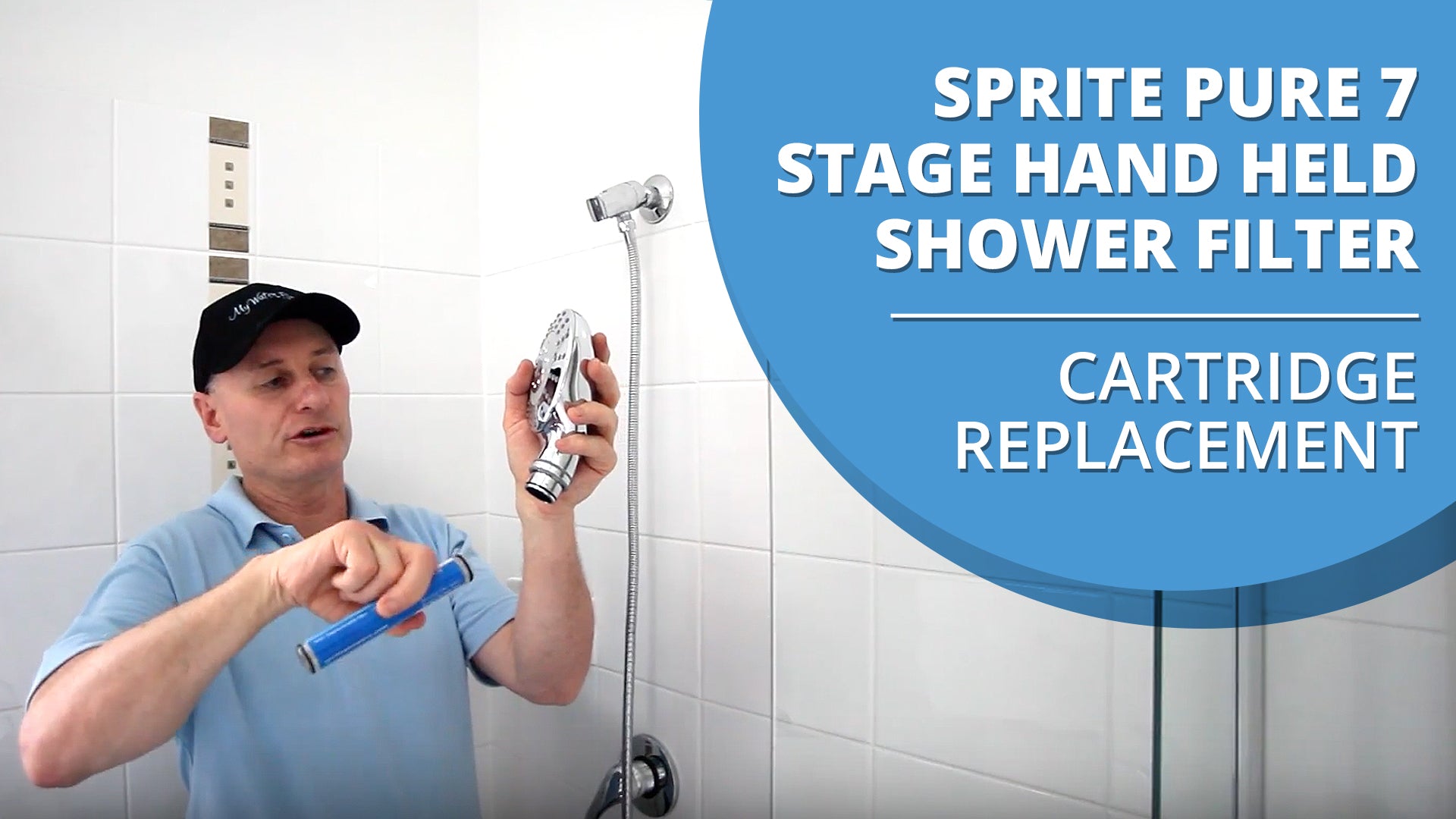 How to replace the cartridge in your Sprite Shower Pure 7 Stage Hand Held Shower Filter