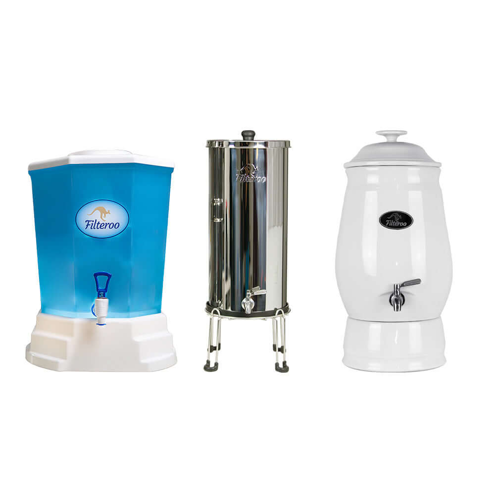 Filteroo Blue 20L Benchtop Gravity Water Filter