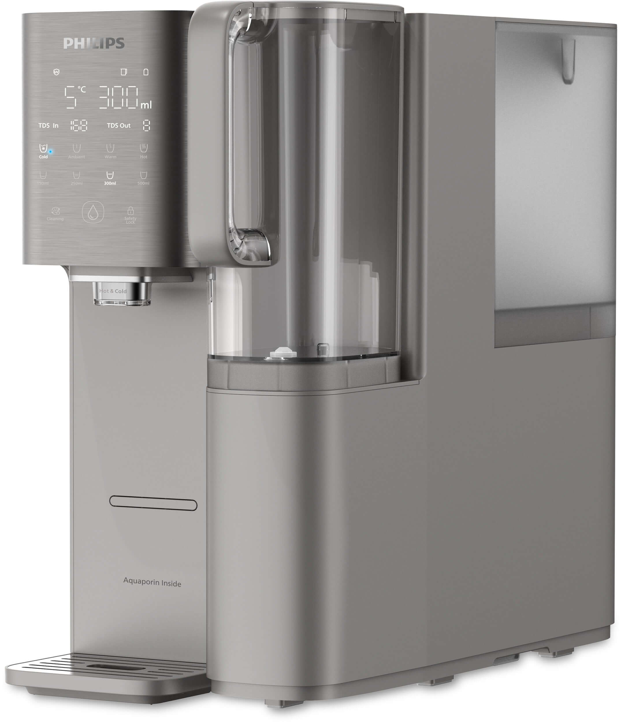Philips Aquaporin Reverse Osmosis Water Station ADD6921DG/79 with digital display.