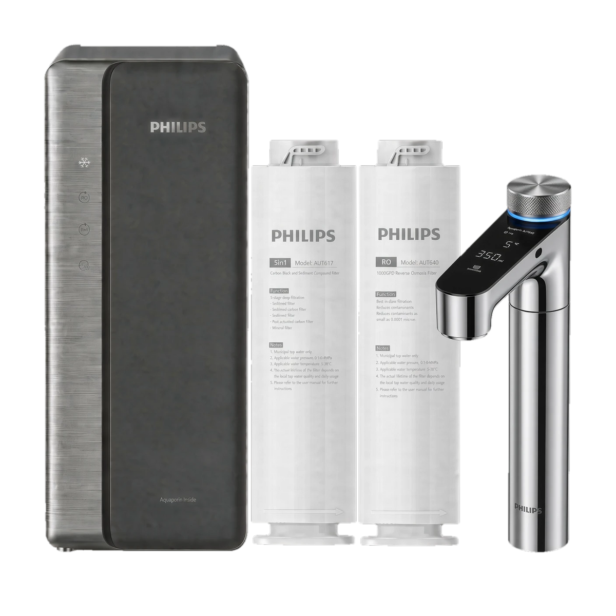 Philips Reverse Osmosis Pure Water Tap - Hot & Chilled AUT9028