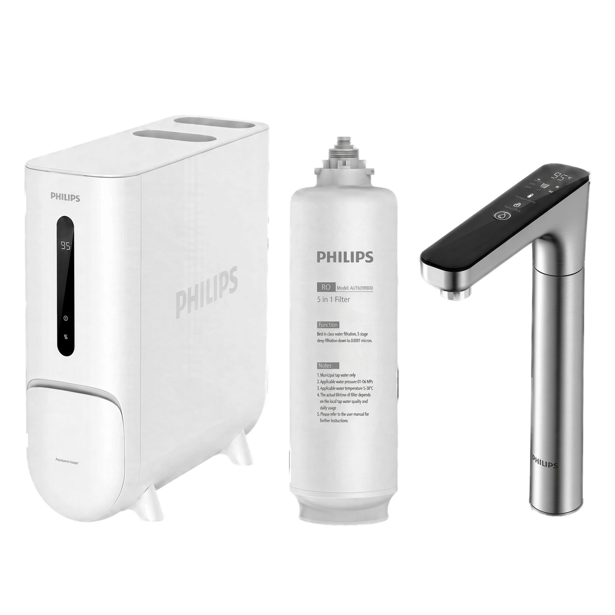 Philips Reverse Osmosis Pure Water Tap - 7 Temperatures AUT6104