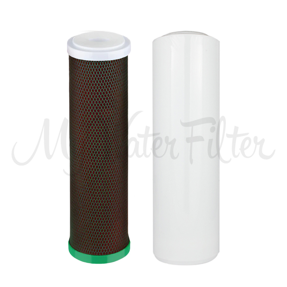 Replacement Cartridge Pack for ULTRAPURE Aragon 10" Twin Under Sink/Benchtop Water Filter with Alkaline with watermark