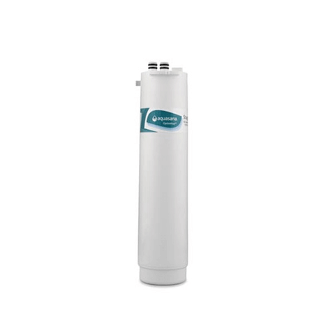The RO Membrane as part of the Aquasana AQ-RO3-R OptimH2O reverse osmosis water filter featuring two male thread on top with two O-rings each.