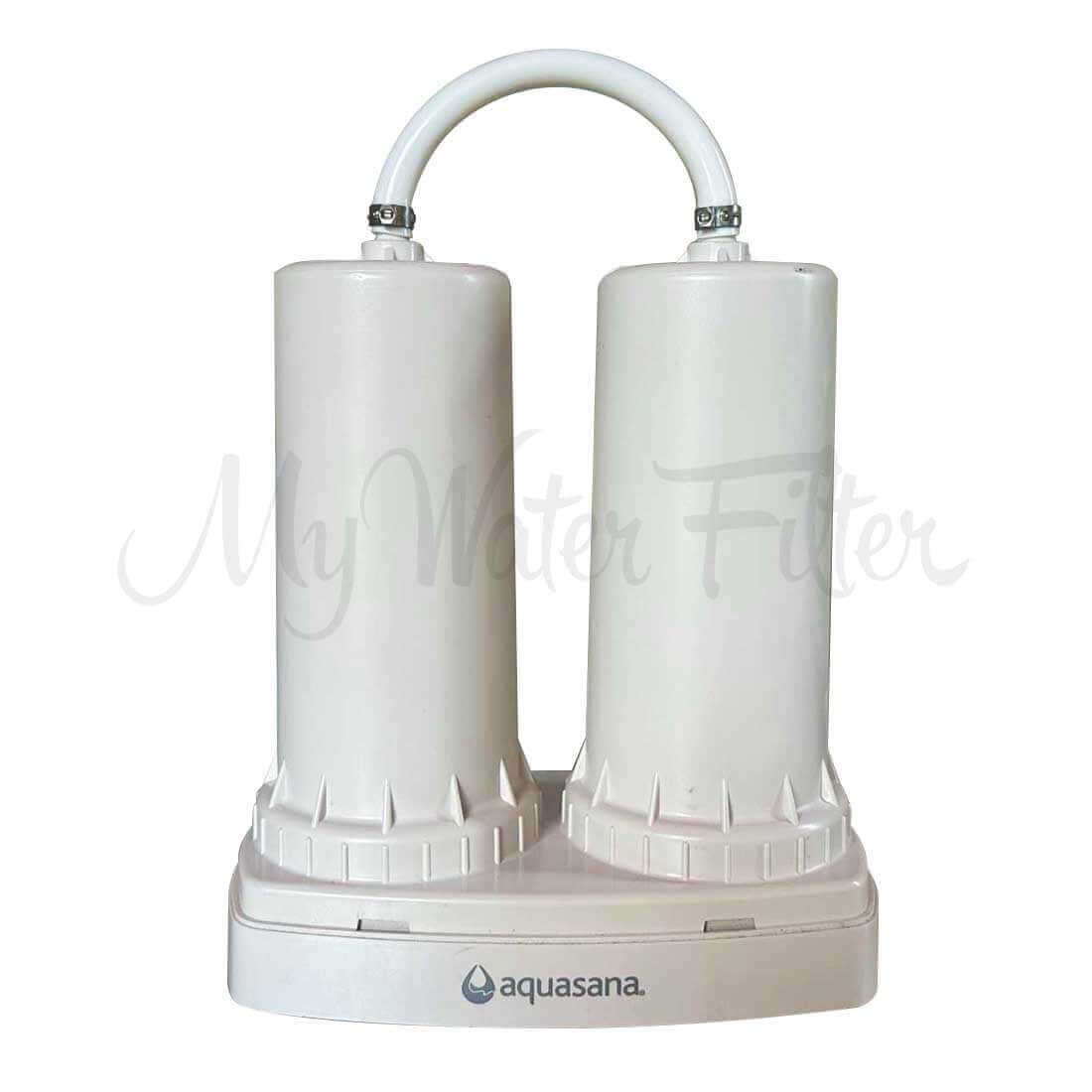 A dual-stage countertop inner housing designed for the Aquasana Countertop Drinking Water Filter.