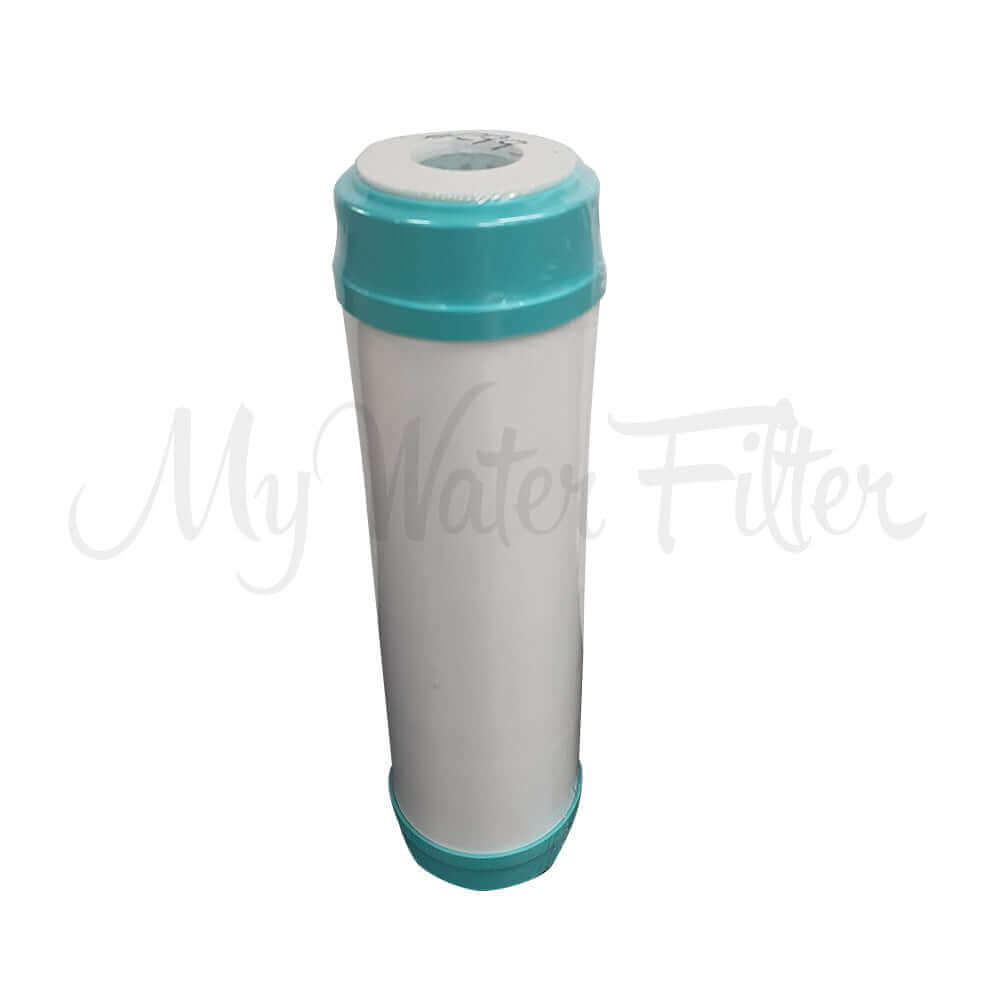 A reversed 5 Micron Standard Alkaline Water Filter Replacement Cartridge 10