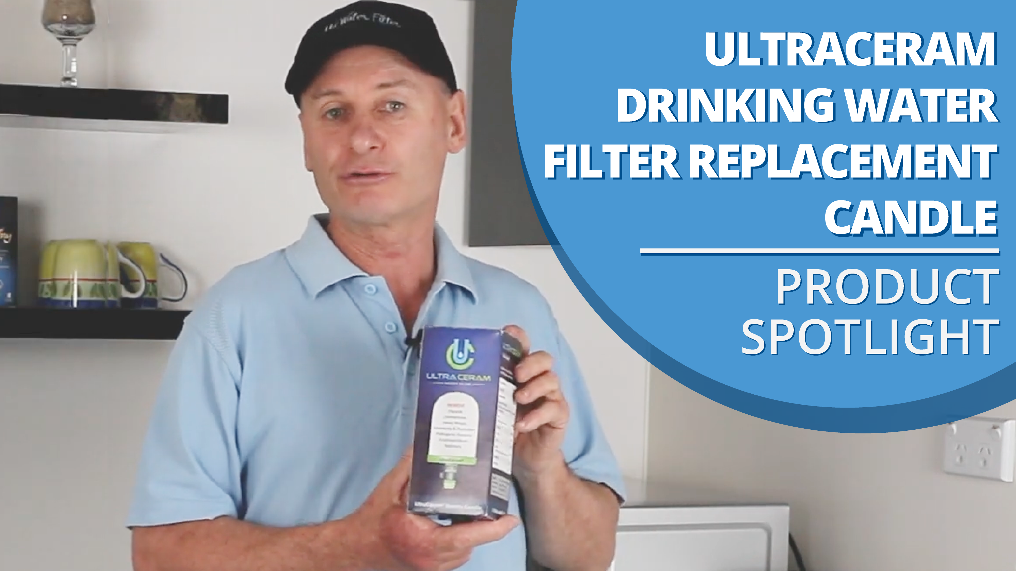 Rod holding a box of Ultraceram candle