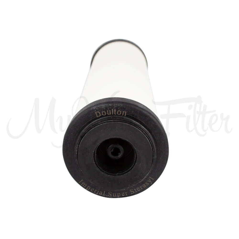 The Doulton 0.5 Micron Super Sterasyl Ceramic Water Filter Replacement Cartridge measures 10