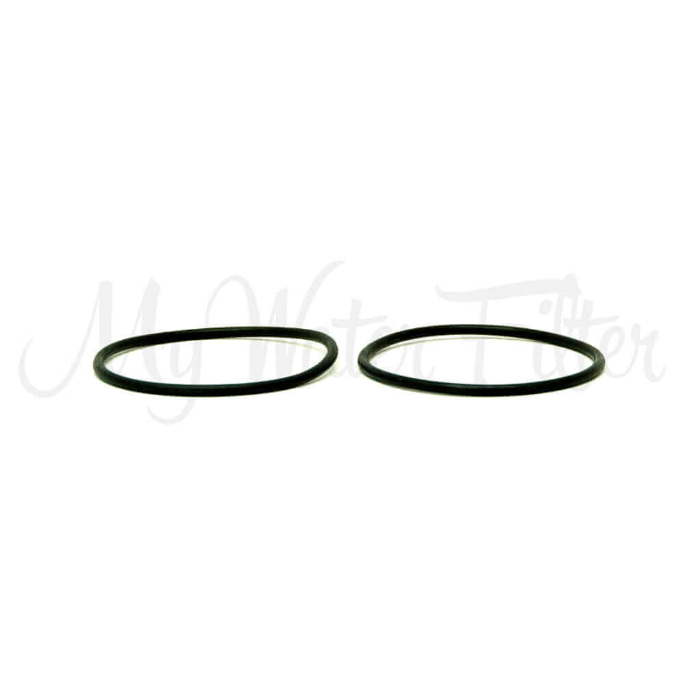 Two black rubber O-rings designed for the Sprite High Output Shower Filter (570 x 2.5mm)