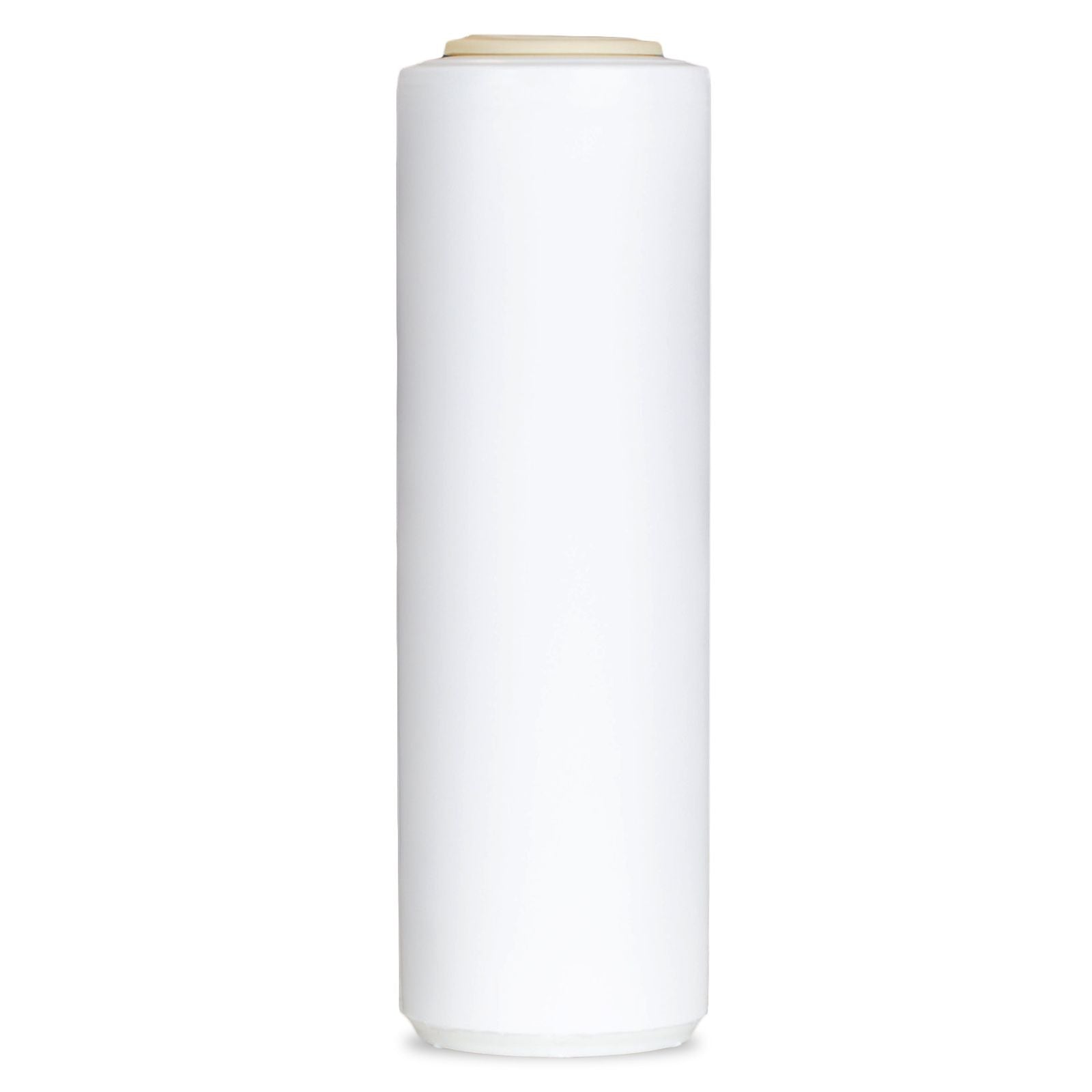 An Omnipure ABA2000FL Fluoride Removal Water Filter Replacement Cartridge 10" x 2.5", in white and cylindrical,