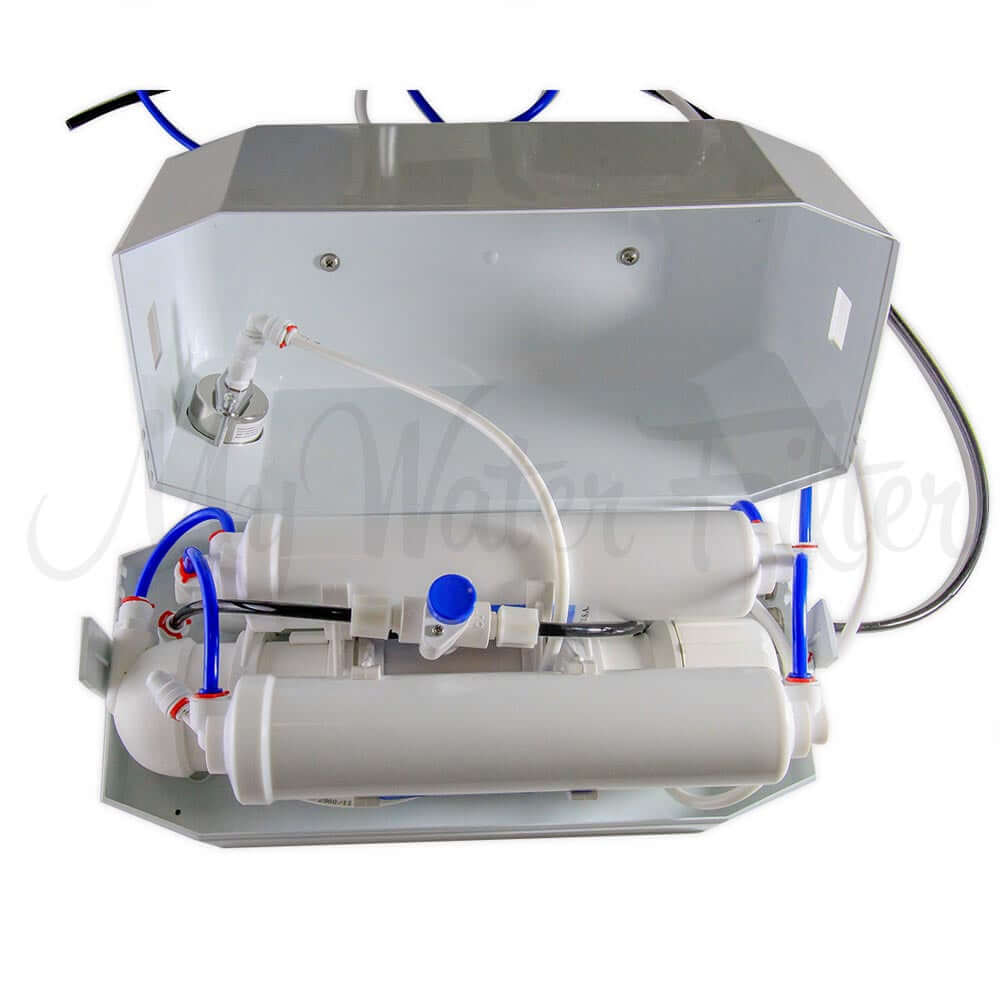 My Water Filter RO 4000 Benchtop Reverse Osmosis System for fluoride removal.