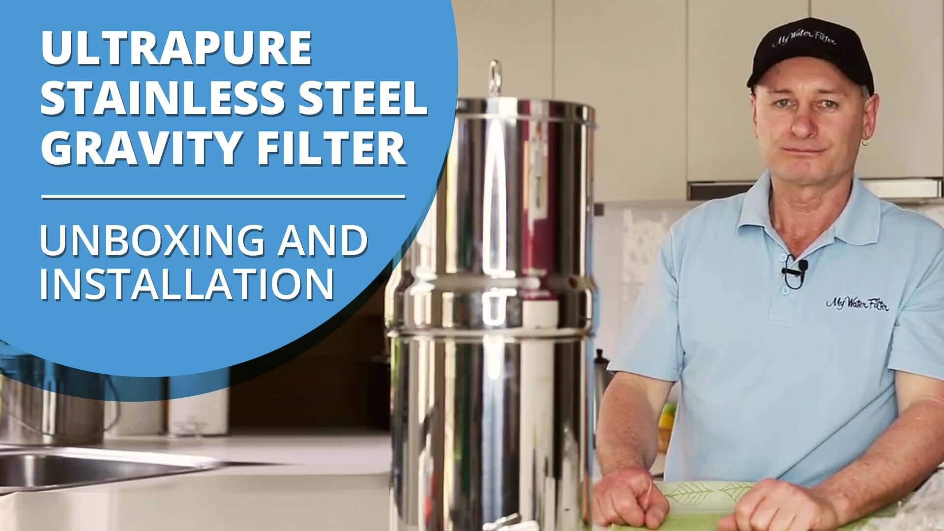 [VIDEO] ULTRAPURE 0.5 Micron Ceramic Stainless Steel Gravity Water Filter - Unboxing & Installation