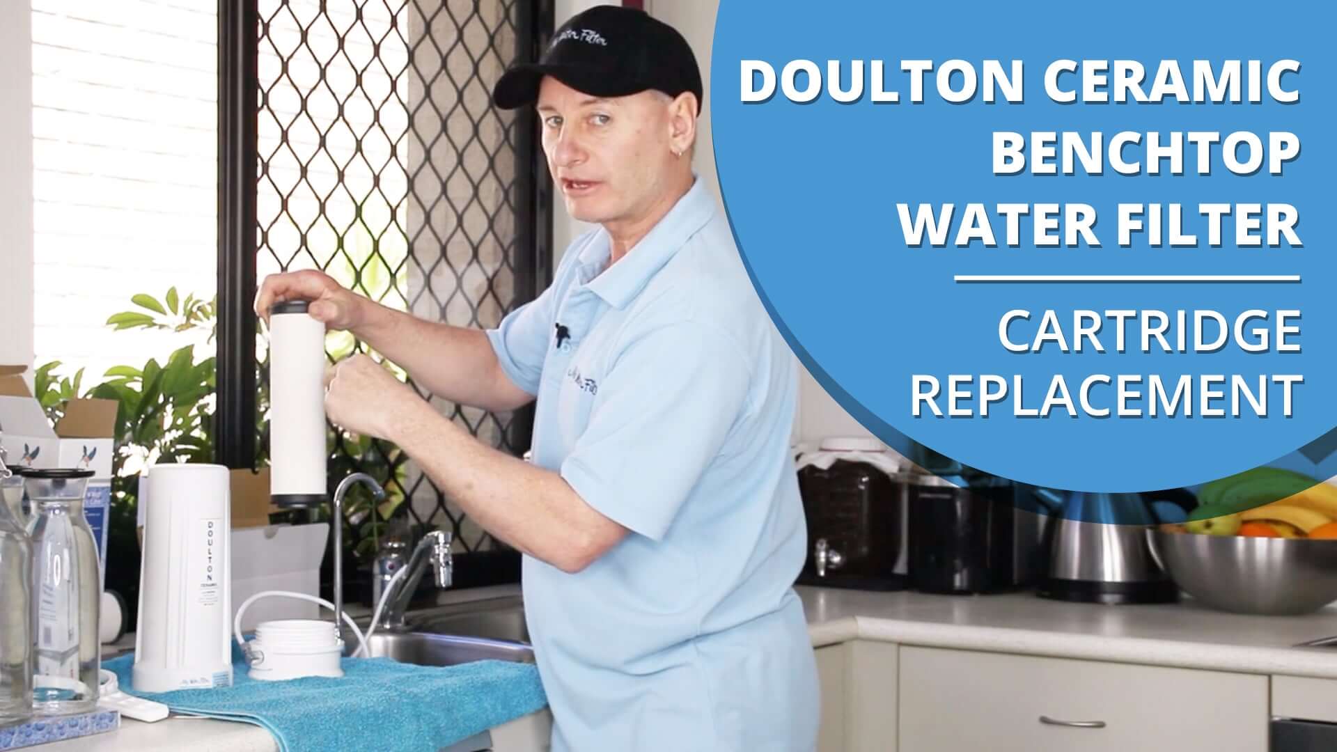 How to Change the Cartridge in Your Doulton Ultracarb Single Stage Ceramic Benchtop Water Filter