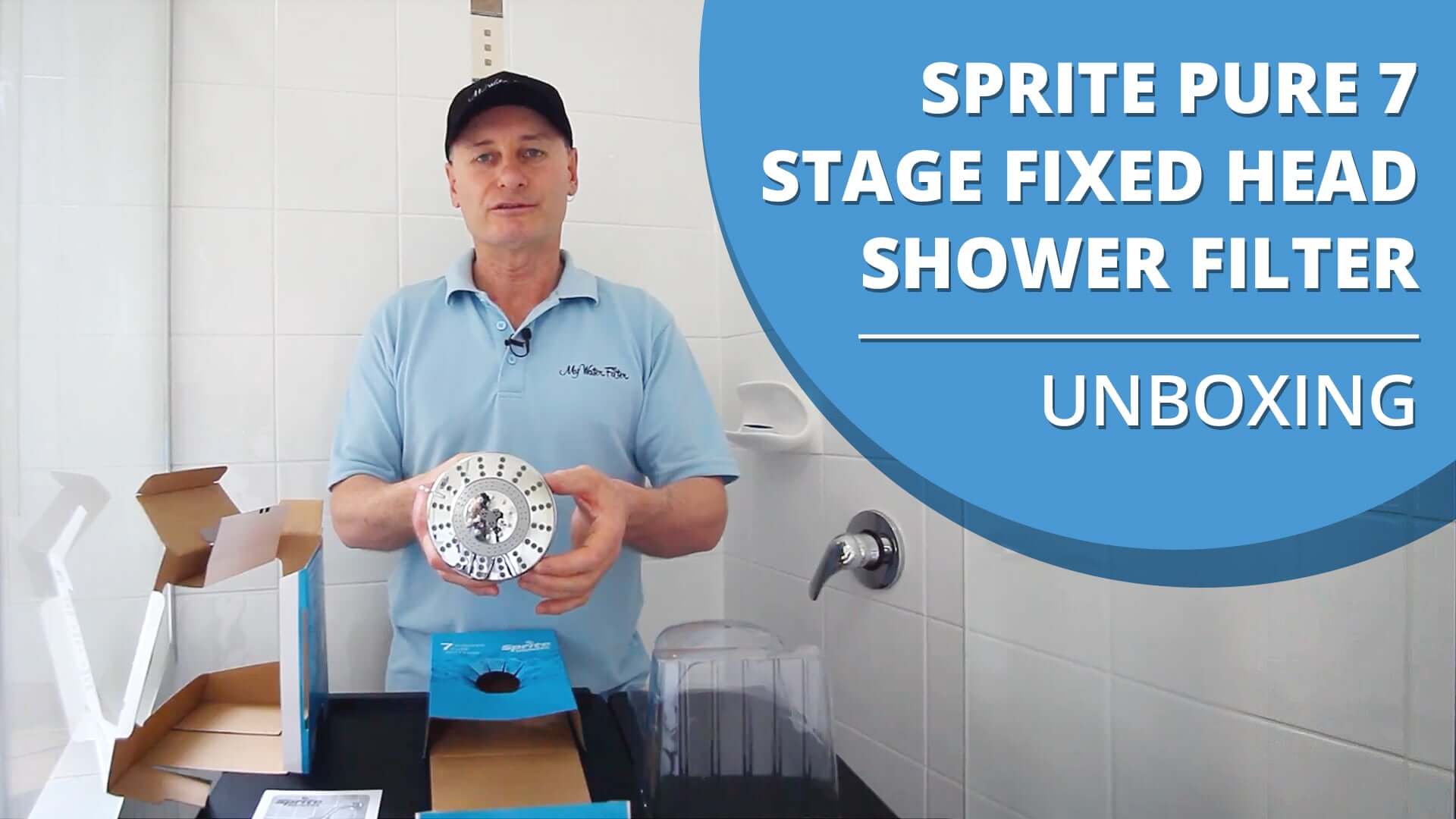 Sprite Pure 7 Stage Fixed Shower Filter - Unboxing Video