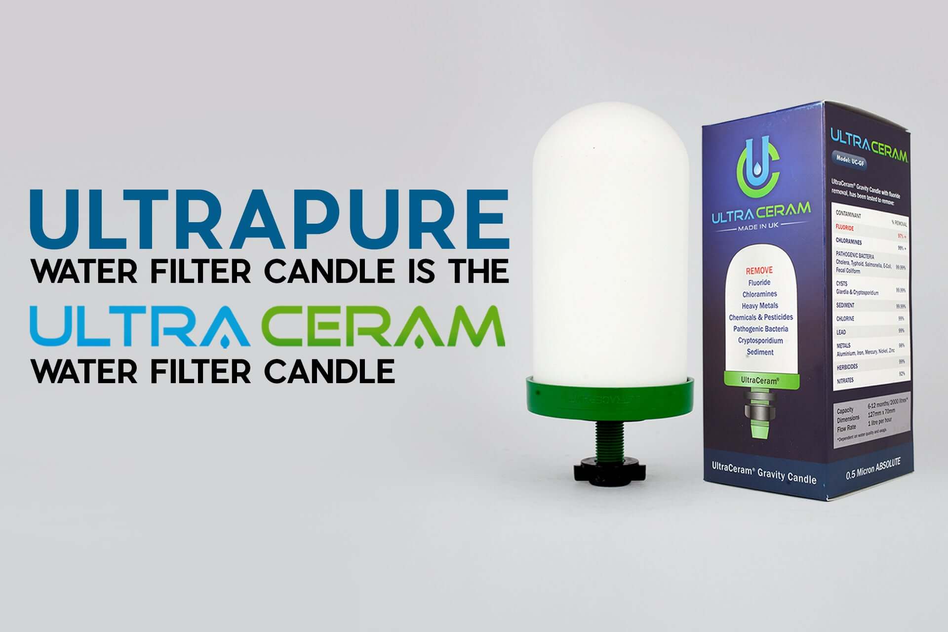 [VIDEO] Ultrapure Water Filter Candle is the Ultraceram Water Filter Candle