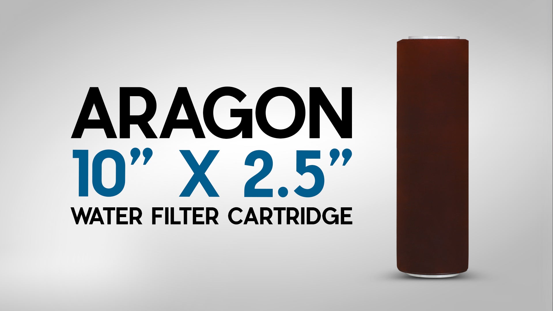 Aragon Water Filter Replacement Cartridge 10" x 2.5" - Product Spotlight