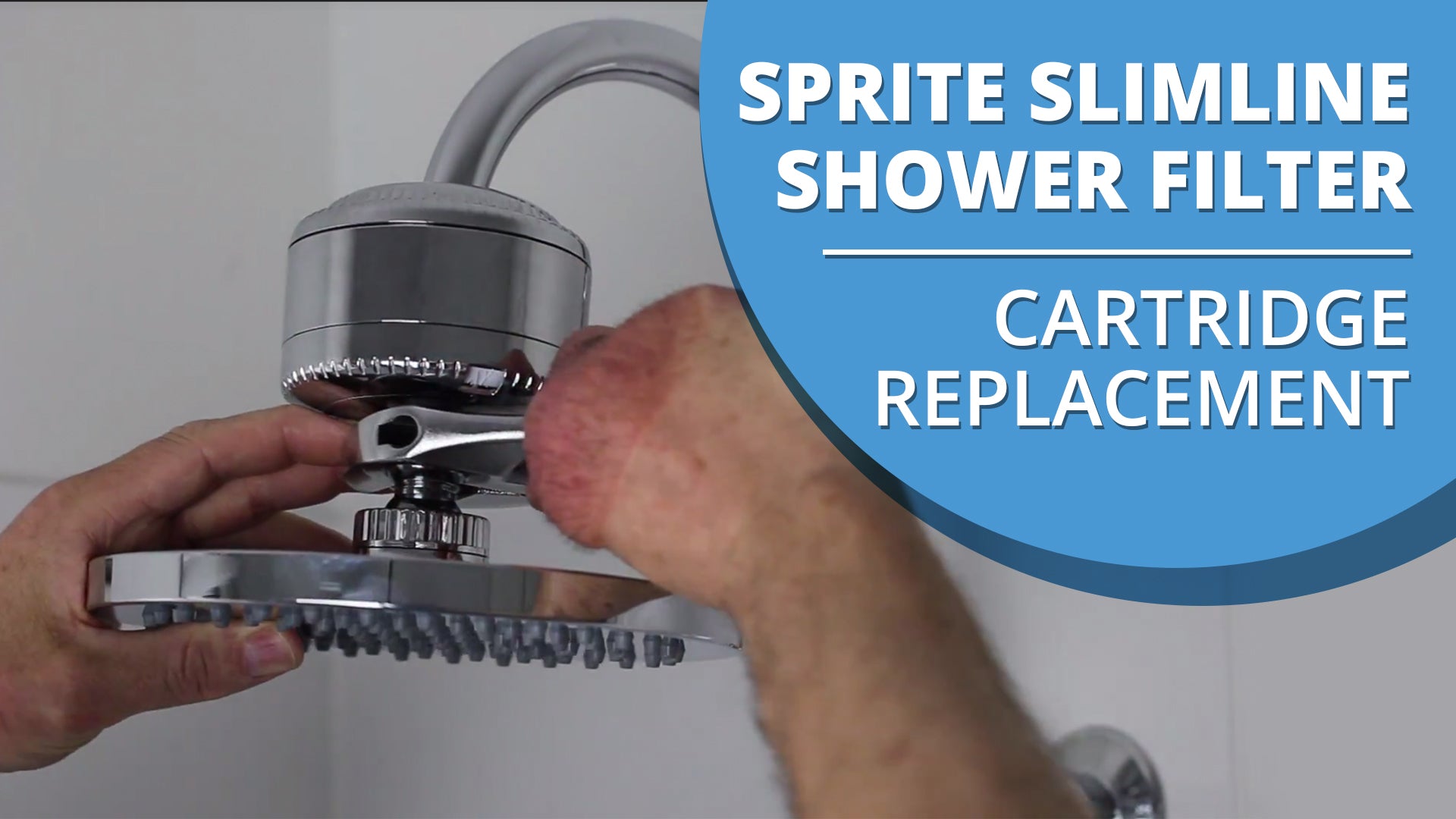 How to change the cartridge in your Sprite Slimline Shower Filter