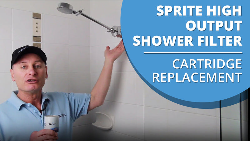 How to replace the Sprite High Output Shower Filter Cartridge