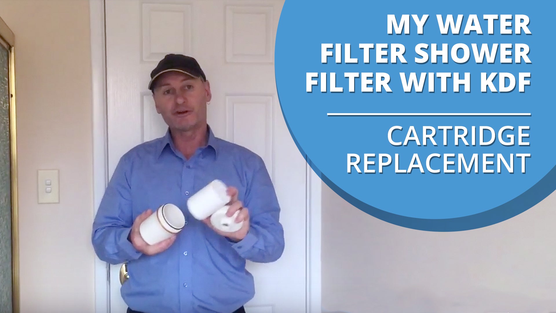 My Water Filter Shower Filter with KDF Cartridge Replacement