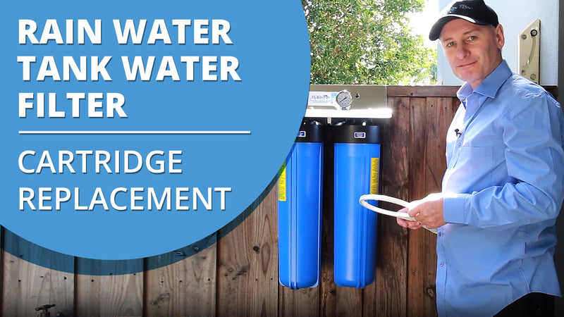 Whole House Twin Rain Water Filter Cartridge Replacement Guide [VIDEO]
