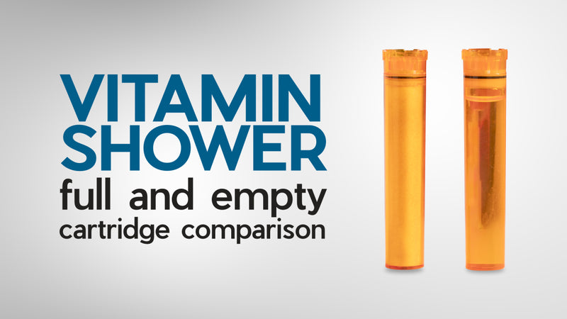 [VIDEO] Vitamin Shower - Full and Empty Cartridge Comparison