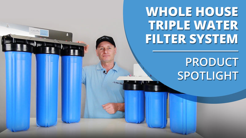 [VIDEO] Whole House Big Blue High Flow Triple Water Filter System - Product Spotlight