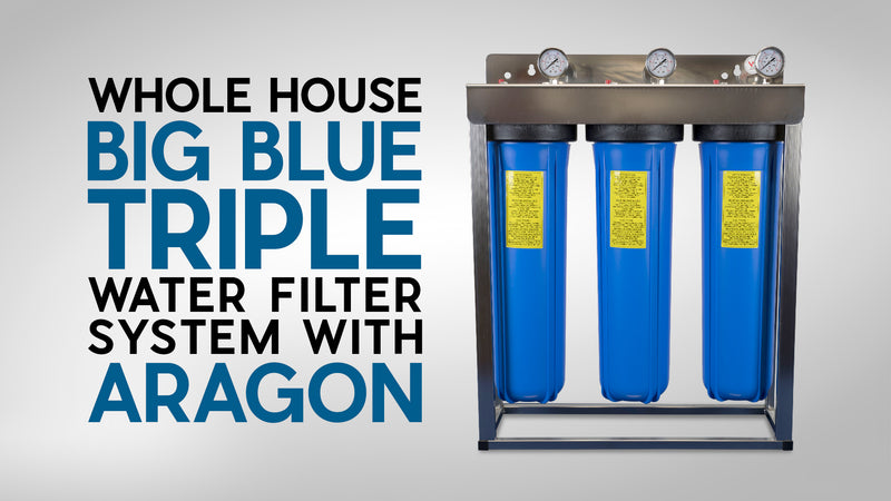 MWF 20" x 4.5" Triple Big Blue Whole House Rain Water Tank Water Filter - Product Spotlight [VIDEO]