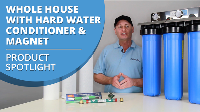 [VIDEO] Product Spotlight On Whole House Triple Big Blue Water Filter with Water Conditioner and Magnet