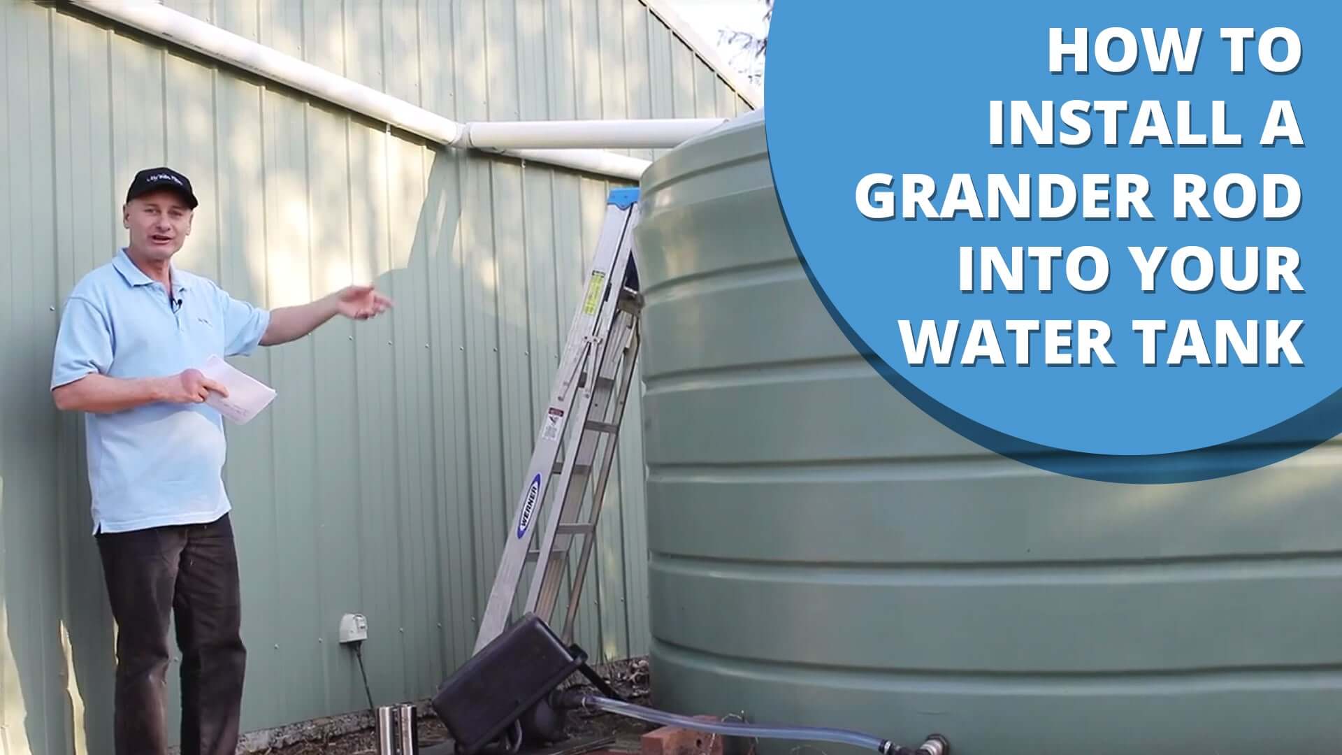 How To Install A Grander Rod In Your Water Tank [VIDEO]