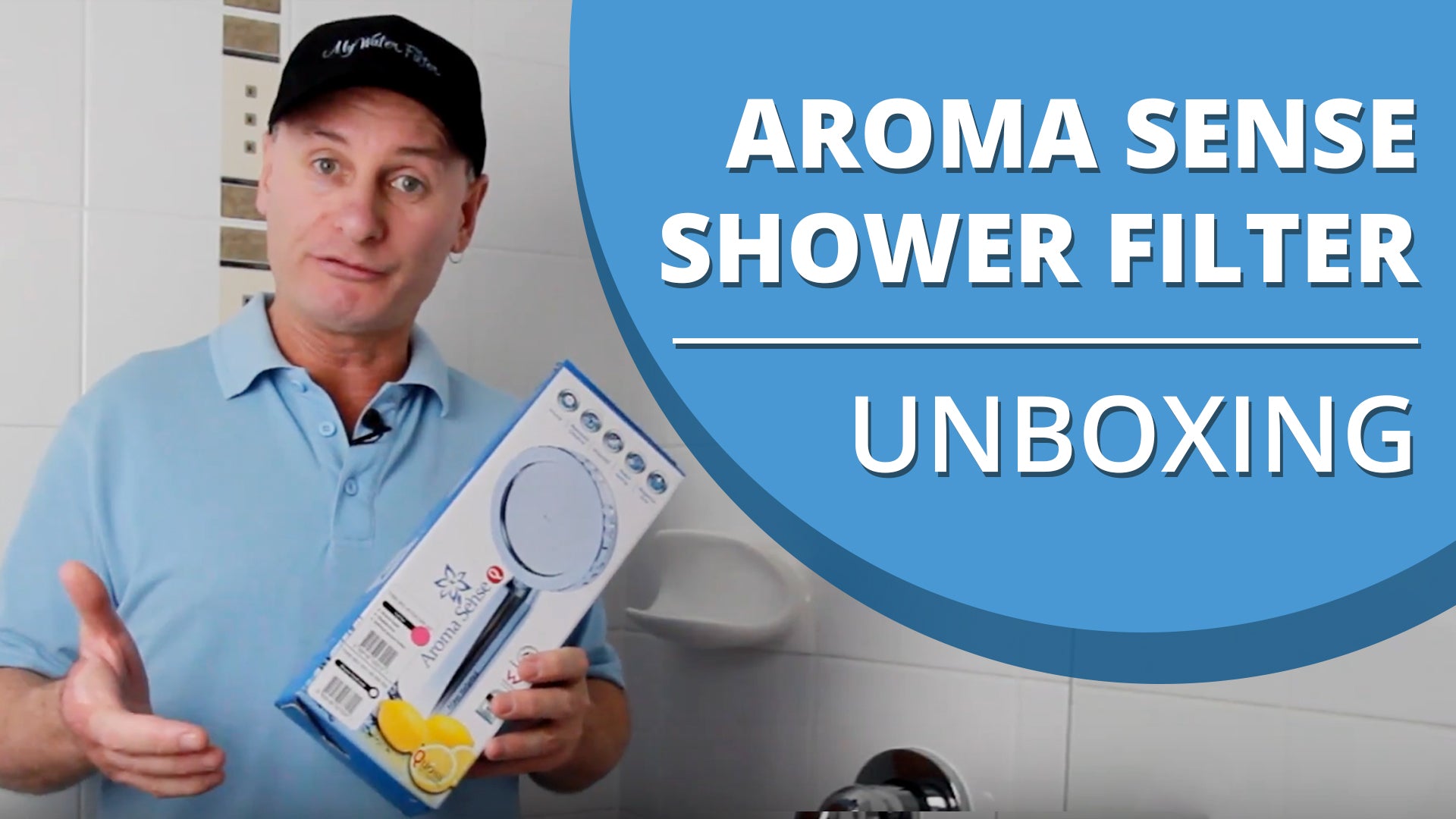 [VIDEO] Aroma Sense Q Vitamin C Shower Filter Shower Head with Hose and Bracket - Unboxing