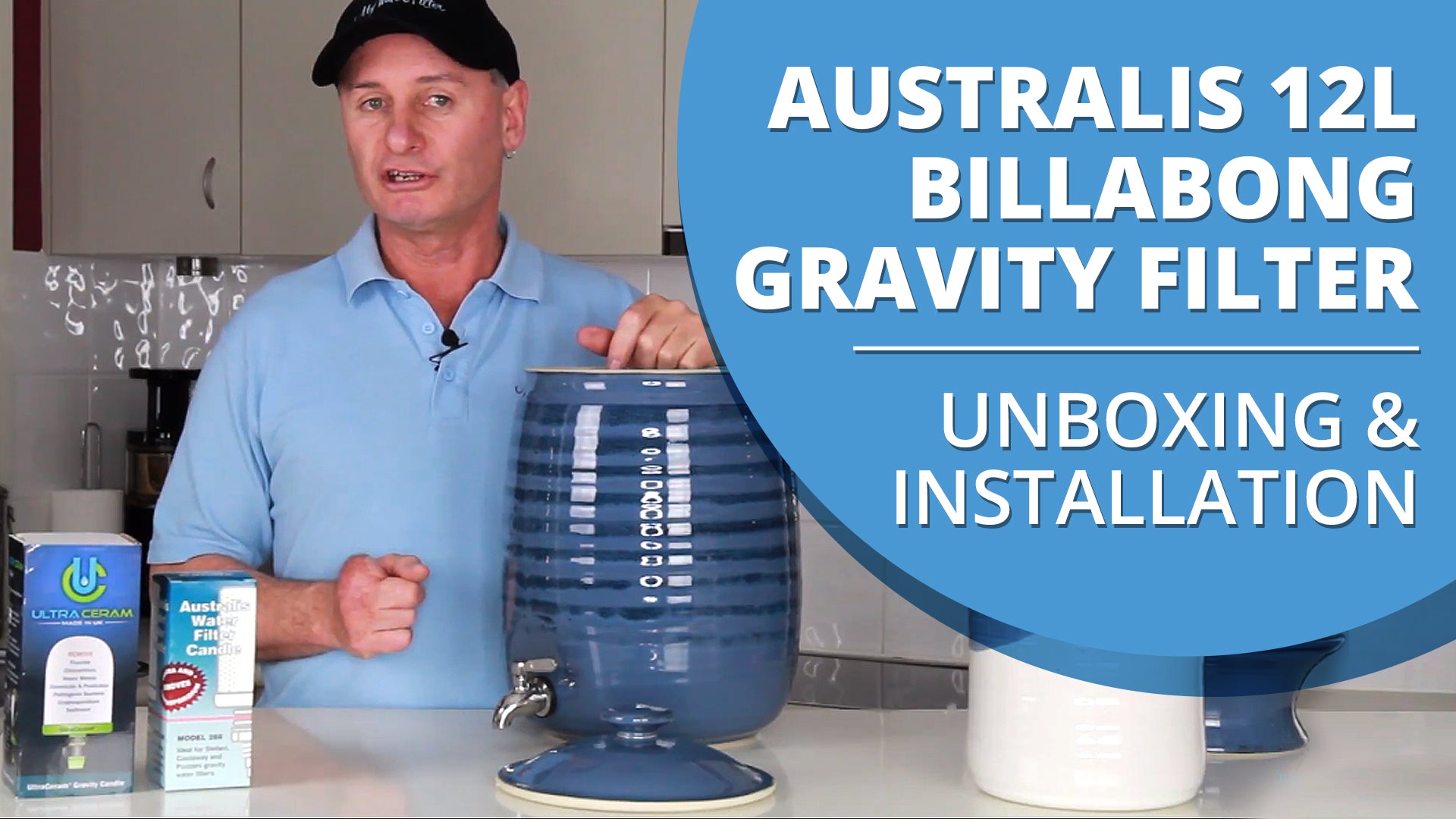 [VIDEO] Australis 12L Billabong Stoneware Water Purifier - Unboxing & Installation Video