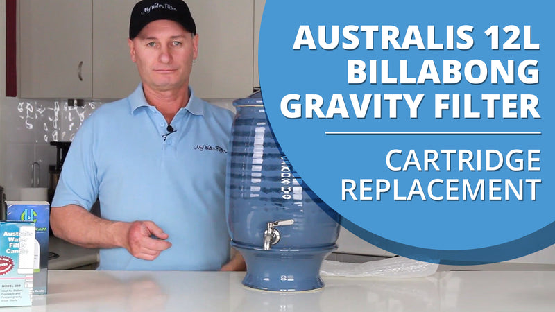 How To Change Cartridge in the Australis 12L Billabong Gravity Filter.