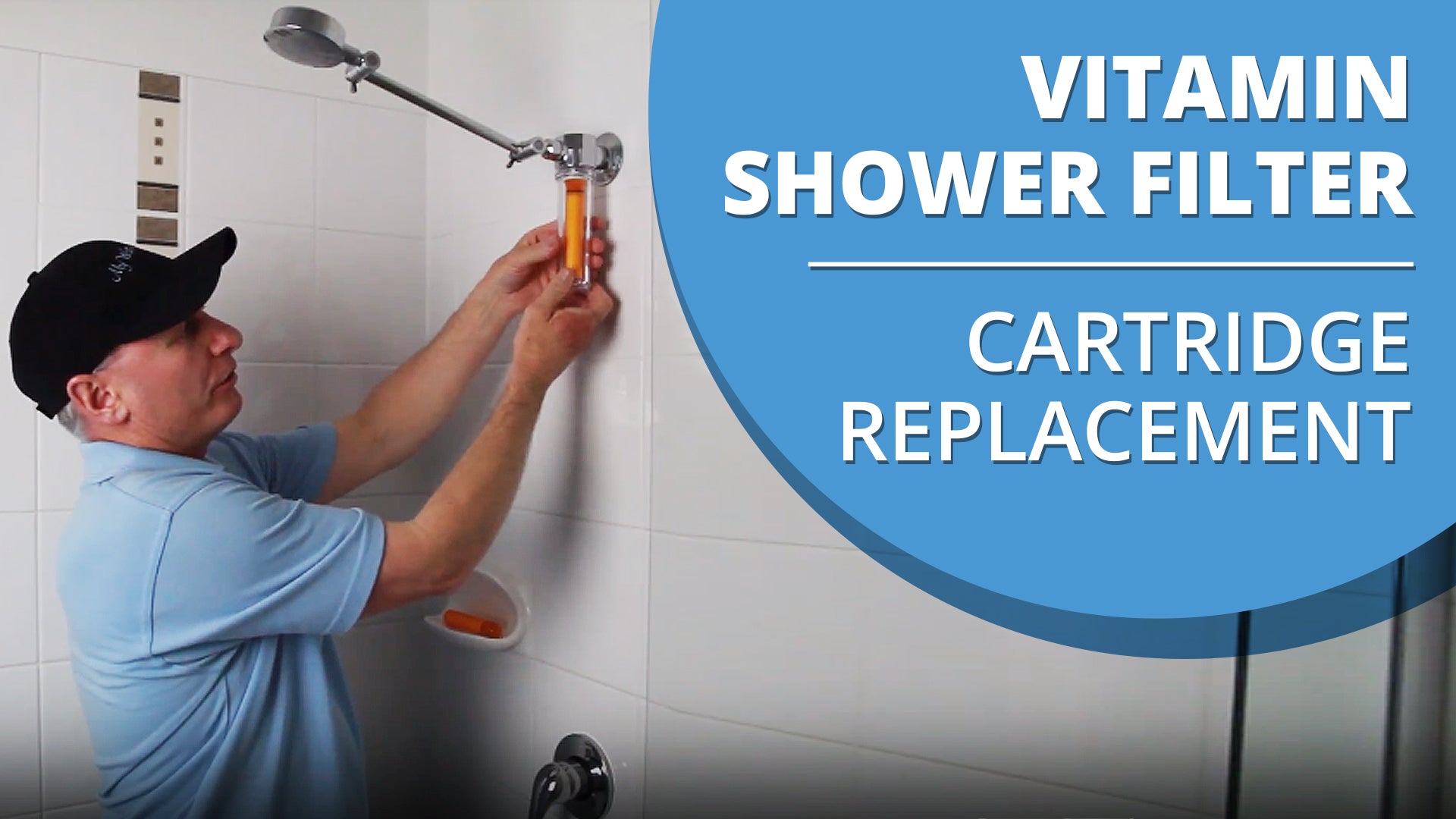[VIDEO] How to change the cartridge in your Vitamin Shower Water Filter with Longer Lasting Cartridge