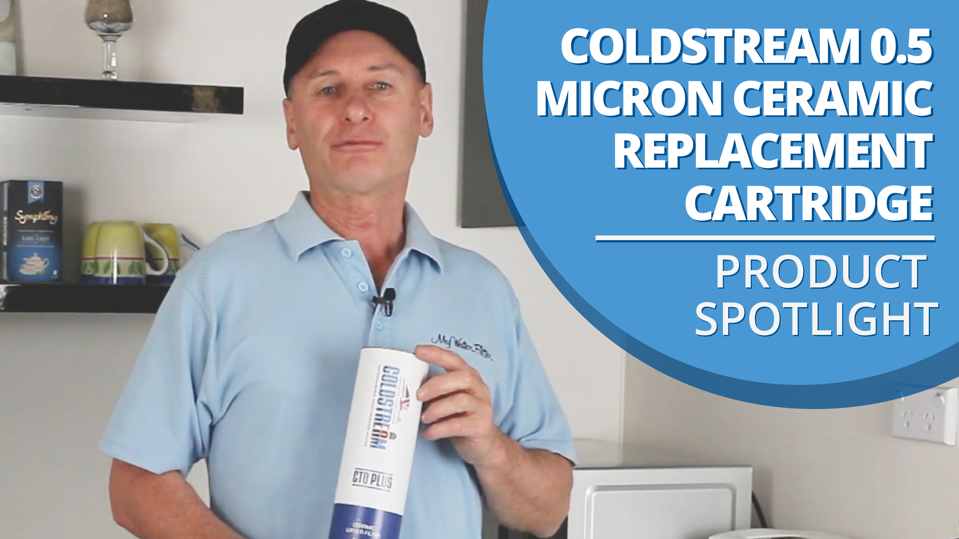 [VIDEO] Coldstream 0.5 Micron Ceramic Water Filter Replacement Cartridge 10" x 2.5" - Product Spotlight