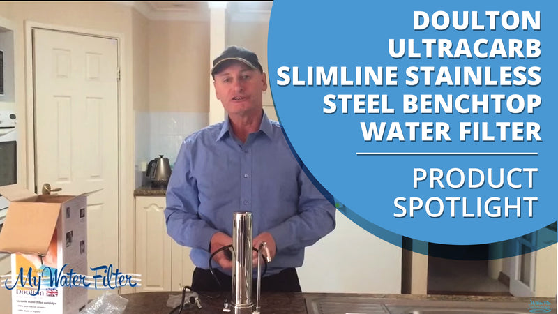 [VIDEO] Doulton Ultracarb Slimline Stainless Steel Benchtop Water Filter