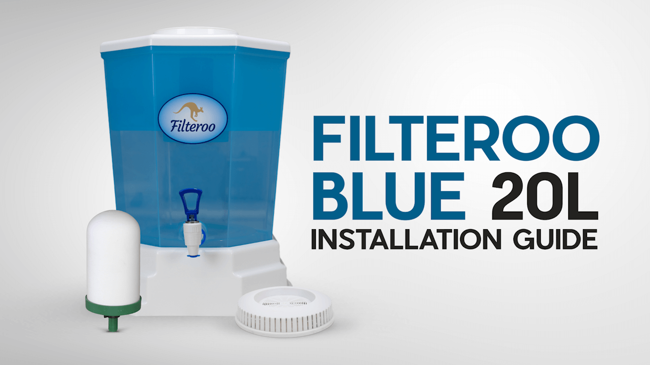 How to set up a Filteroo Blue 20L Benchtop Gravity Water Filter