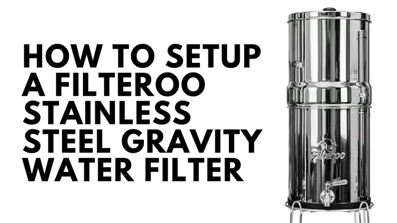 filteroo-stainless-steel-gravity-water-filter-installation-setup