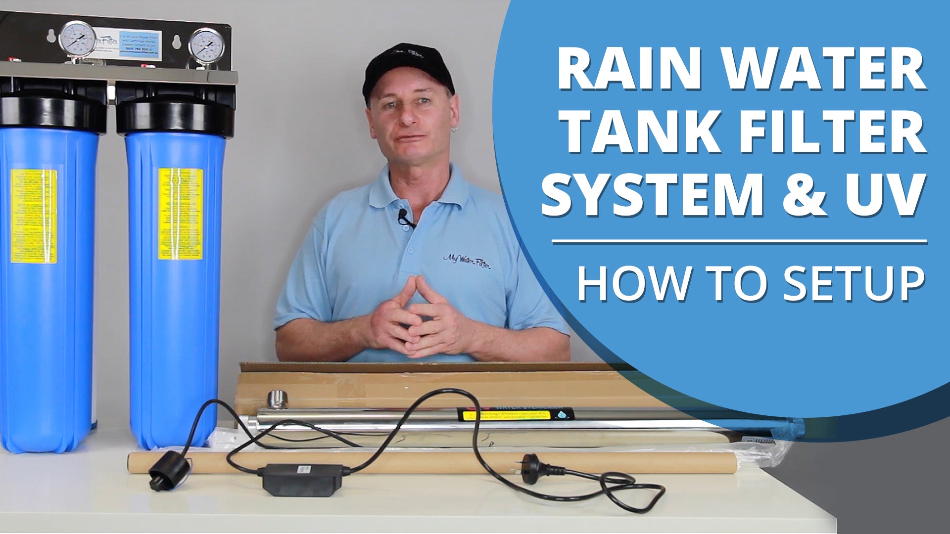 [VIDEO] Water Tank UV - How to Set Up Your Whole House Rain Water Tank Filter System with UV Light