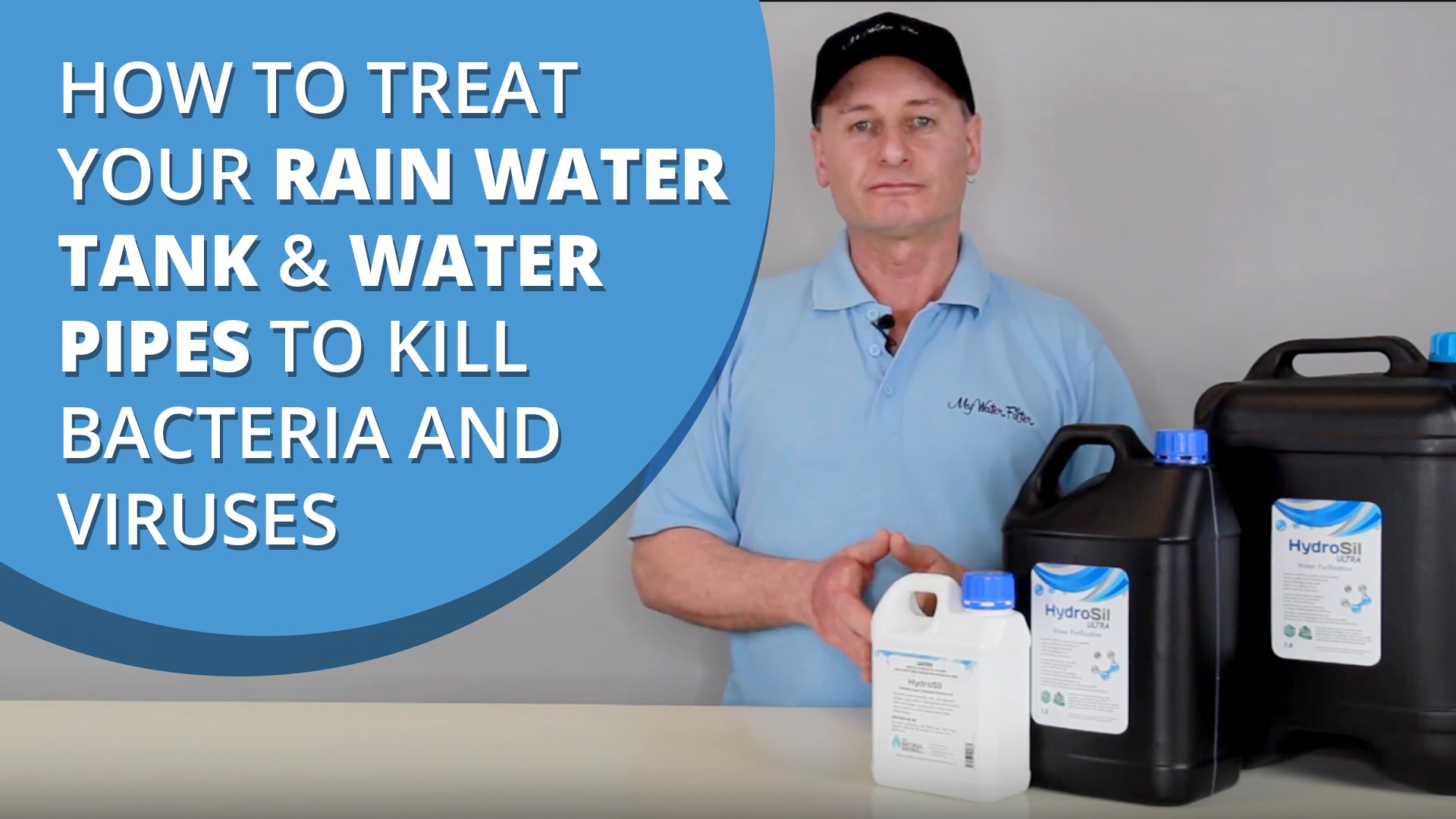 How do you kill bacteria in a water tank? [VIDEO]