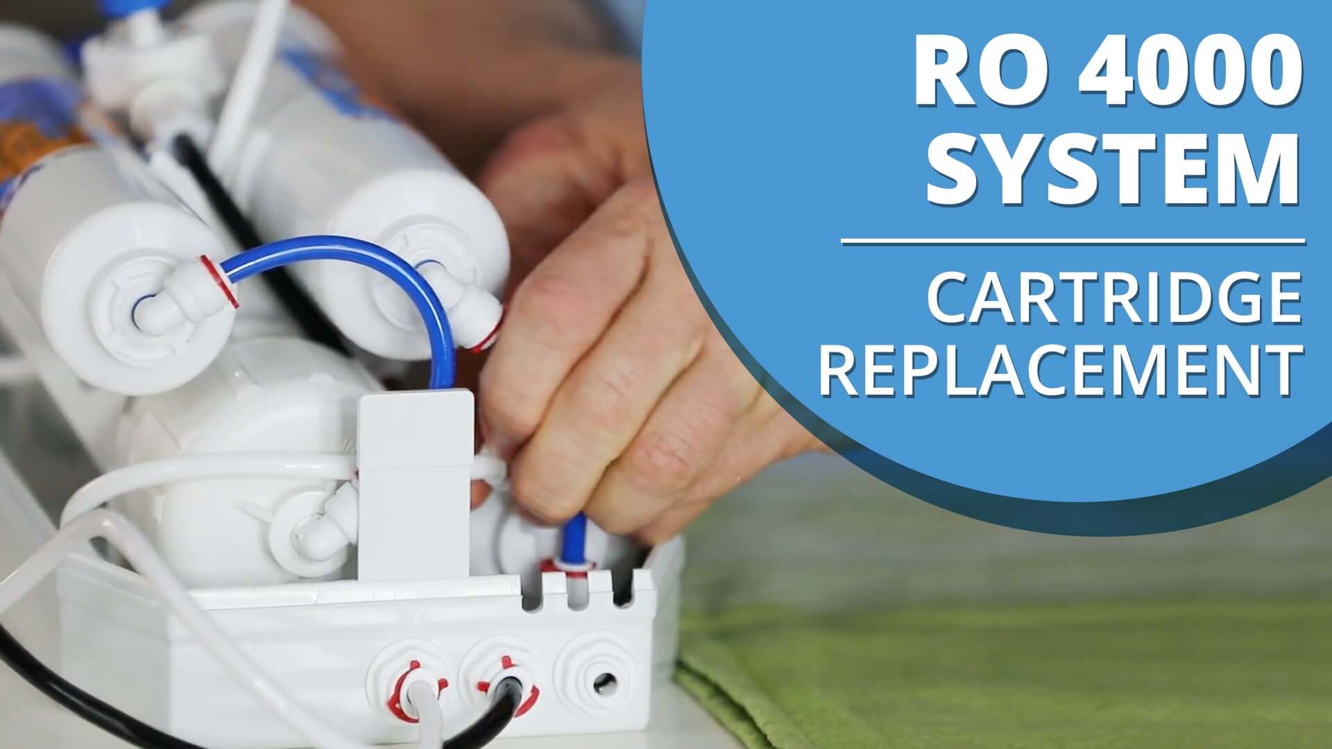 How to Change the Cartridge in Your My Water Filter Benchtop Reverse Osmosis RO 4000 System