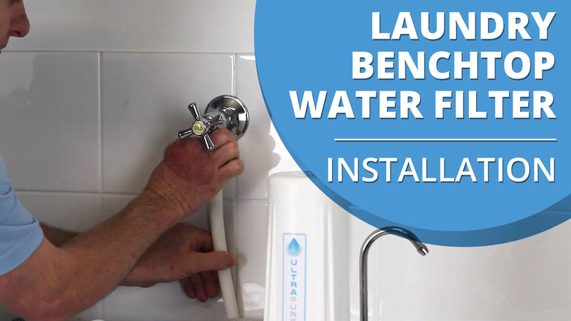 How To Install A Benchtop Water Filter In Your Laundry [VIDEO]