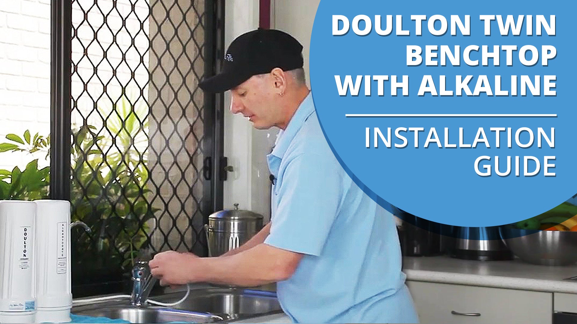 [VIDEO] How to install your Doulton Ultracarb 0.5 Micron 10" Twin Benchtop Water Filter with Alkaline