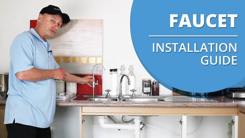 How To Install A Faucet For An Under Sink Water Filter [VIDEO]