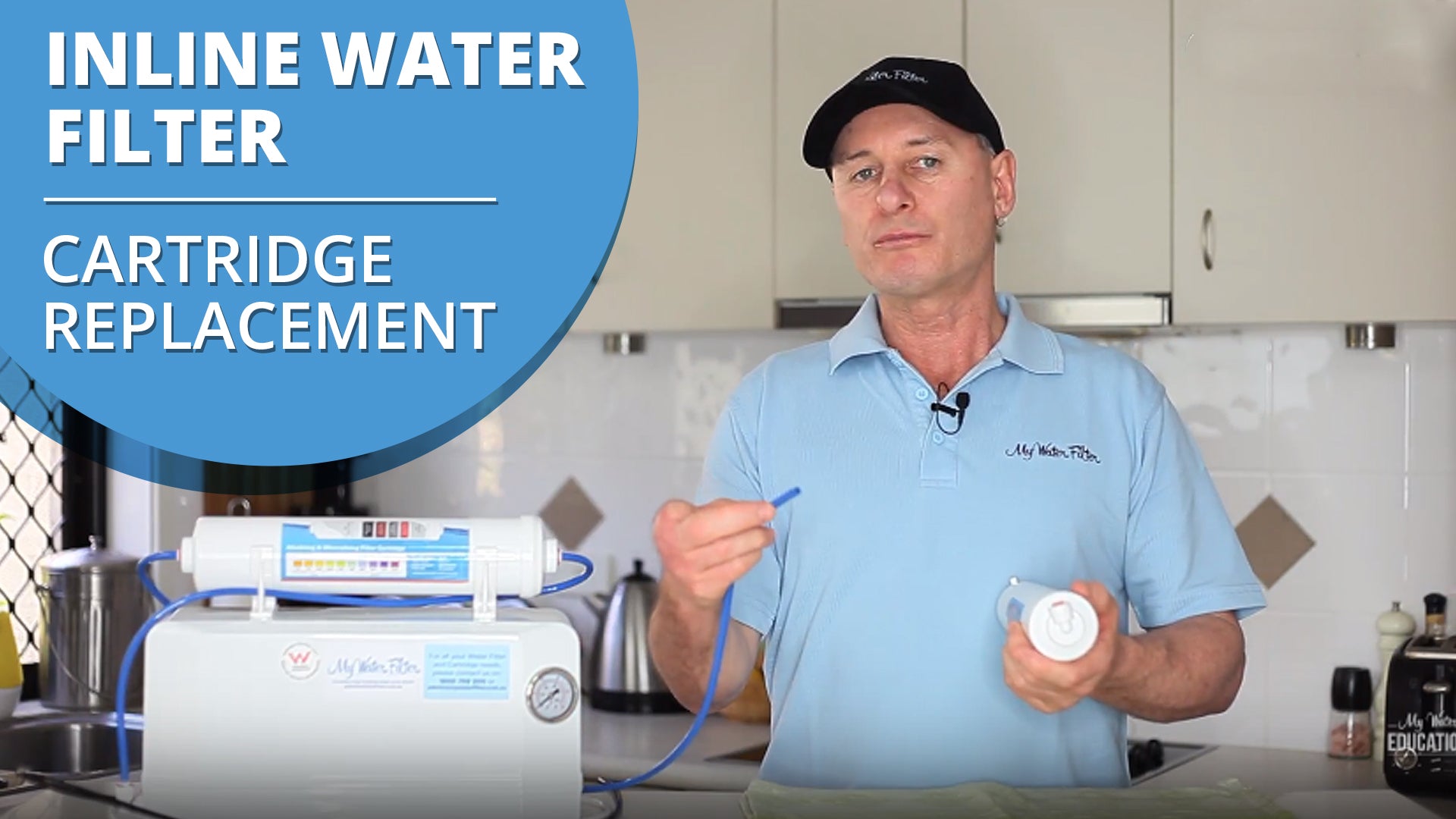 How to Install or replace an Inline Water Filter Cartridge [VIDEO]