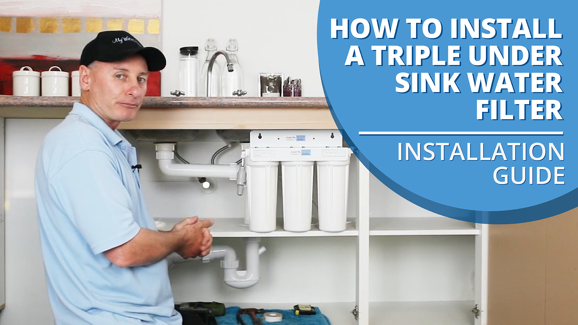 How to Install a Triple Under Sink Water Filter [VIDEO]
