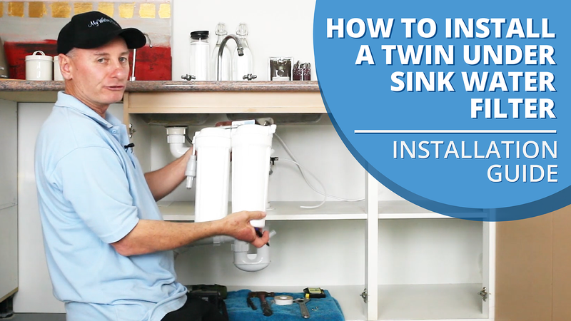 How to Install a Twin Under Sink Water Filter [VIDEO] 
