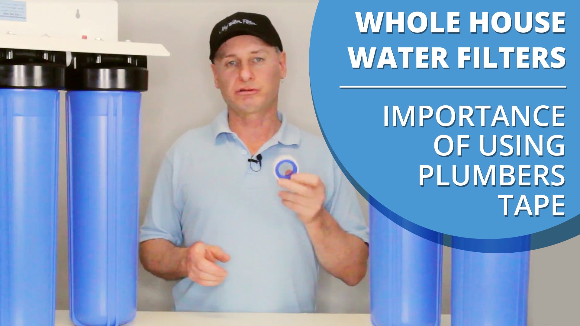 [VIDEO] The Importance of using plumbers tape specifically for whole house water filters