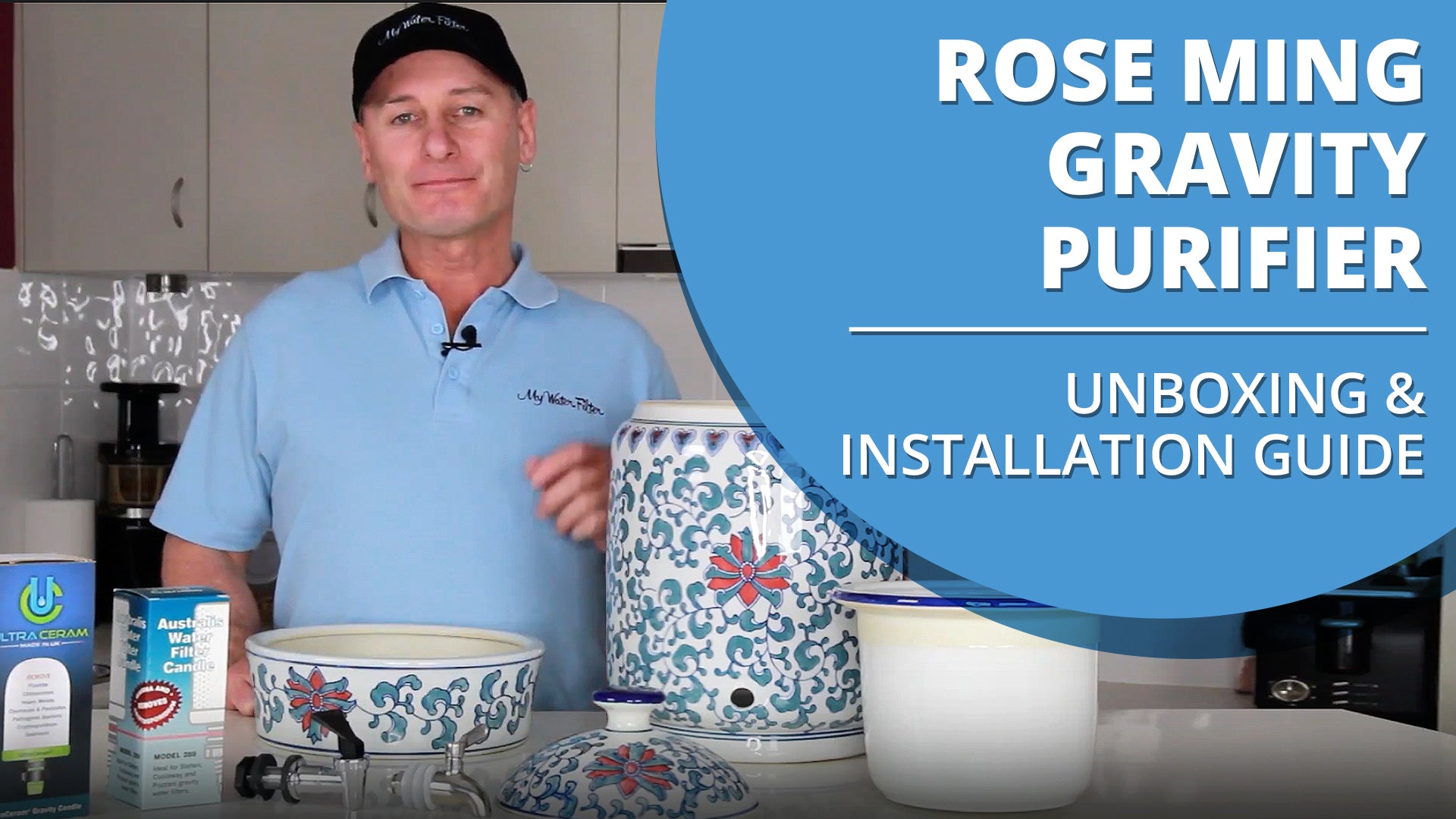 [VIDEO] Rose Ming Porcelain Water Purifier with Ceramic Filter Candle - Unboxing & Installation Video