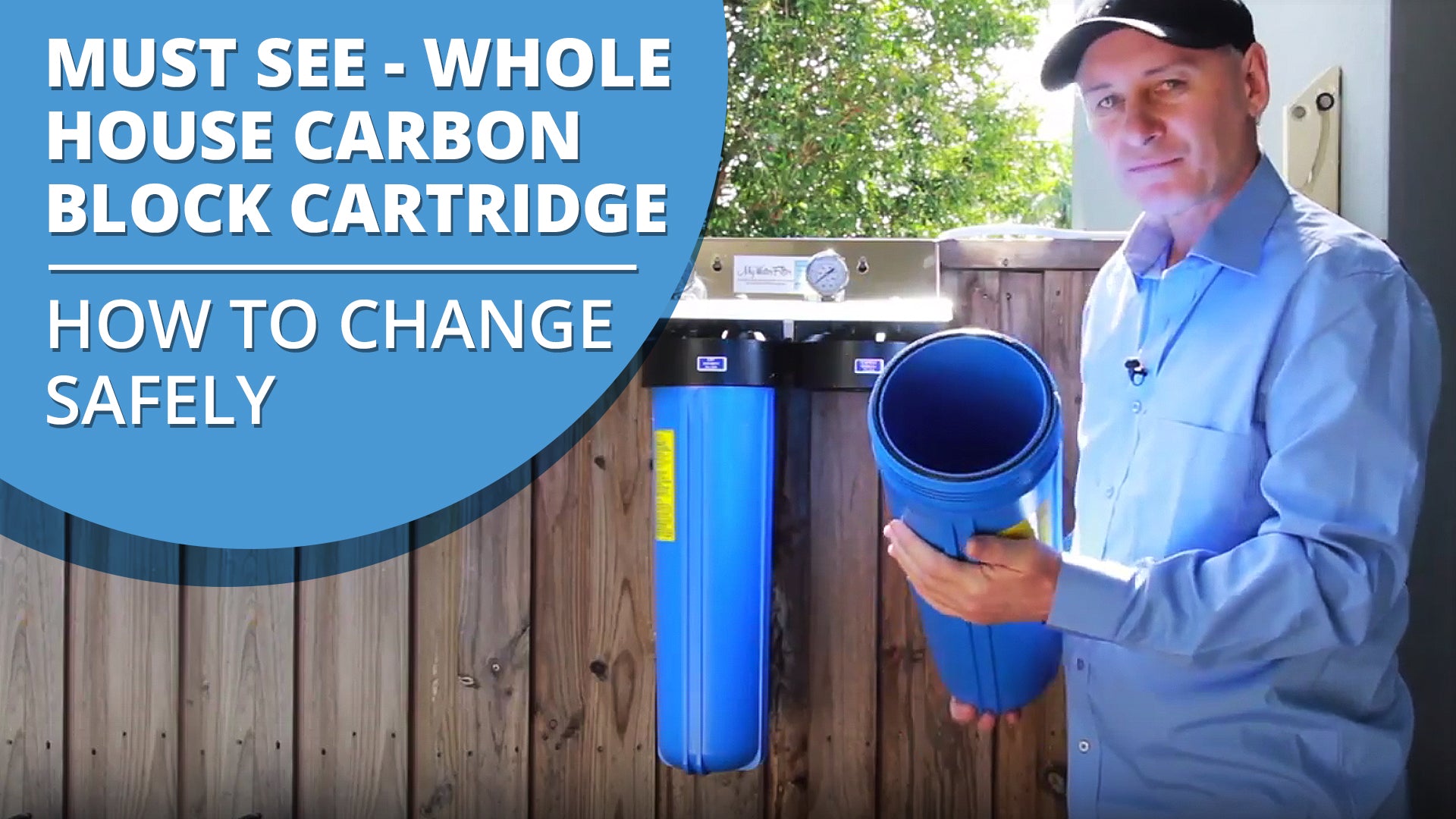 How to safely change your Whole House Carbon Block Water Filter Cartridge to ensure it does not damage your water filter or water filter cartridge - MUST SEE [VIDEO] 