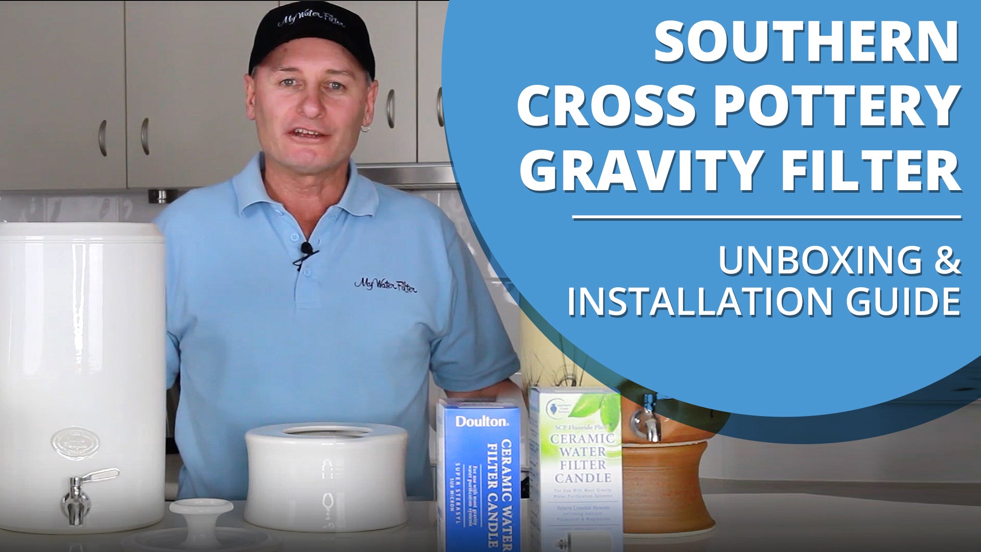 [VIDEO] Southern Cross Pottery Gravity Fed Ceramic Stoneware Water Filters - Unboxing & Installation Video